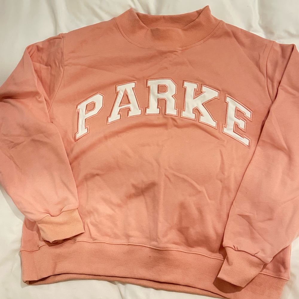 PARKE mock neck crew